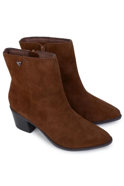 Produto Bota Feminina Via Marte Camurça Marrom