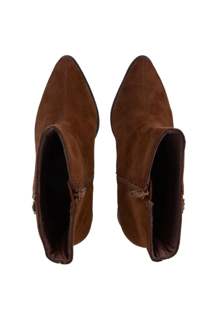 Produto Bota Feminina Via Marte Camurça Marrom