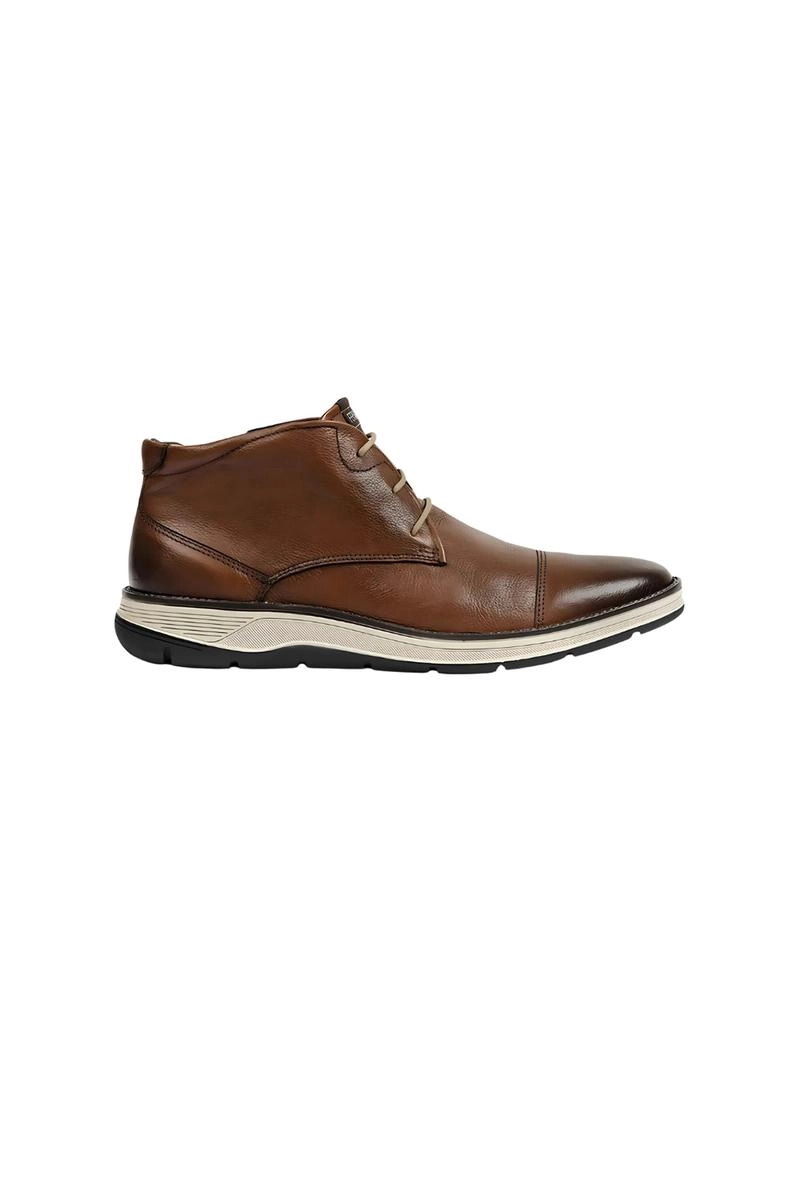 Bota Ferracini Fluence De Couro Masculina Havana