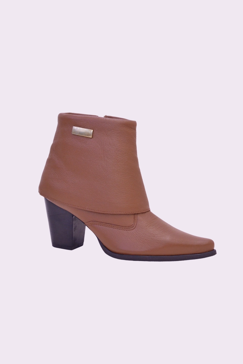 Produto - Bota Gabip De Couro Feminina Camel