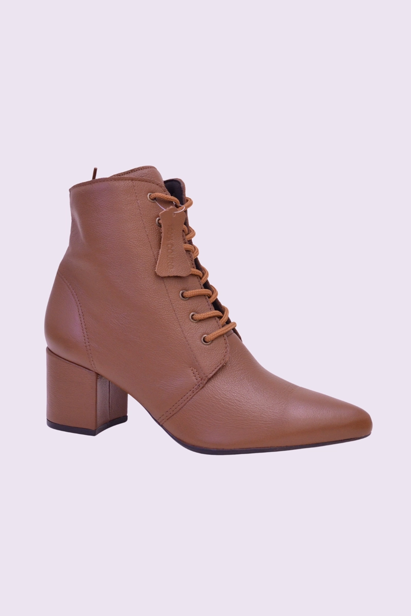 Produto - Bota Gabip De Couro Feminina Caramelo