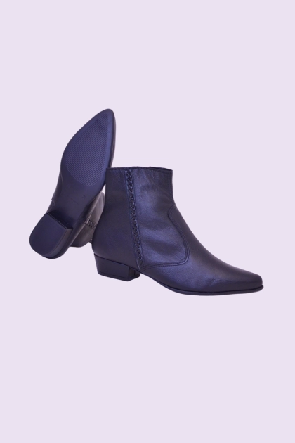 Produto Bota Gabip De Couro Feminina Preta