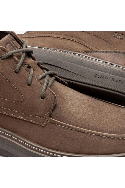 Bota Masculina Grid Couro Marrom Democrata Produto Bota Masculina Grid Couro Marrom Democrata