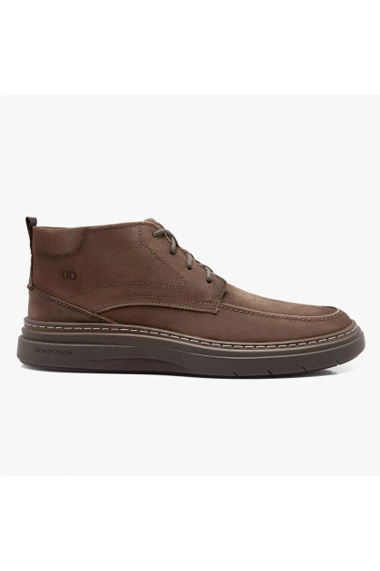 Bota Masculina Grid Couro Marrom Democrata Produto Bota Masculina Grid Couro Marrom Democrata