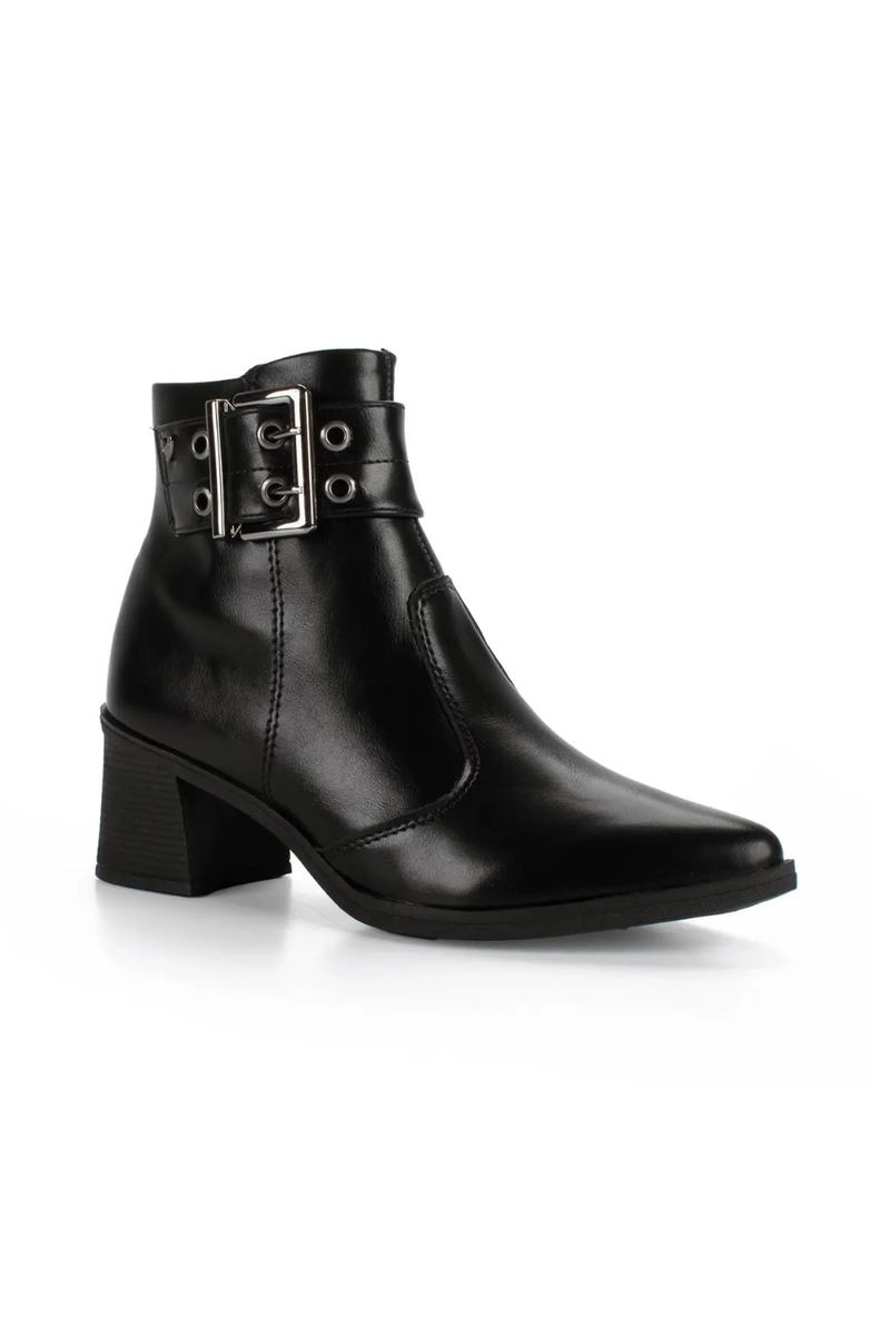 Produto - Bota Mississipi Cano Curto Salto Médio Feminino