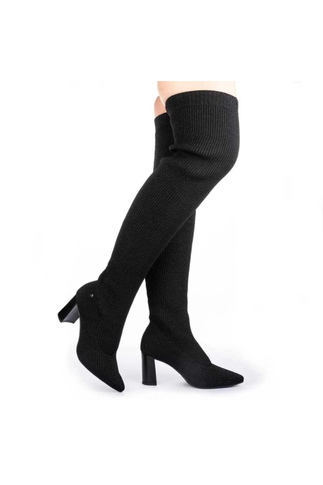 Produto Bota Over The Knee Tanara feminina Salto