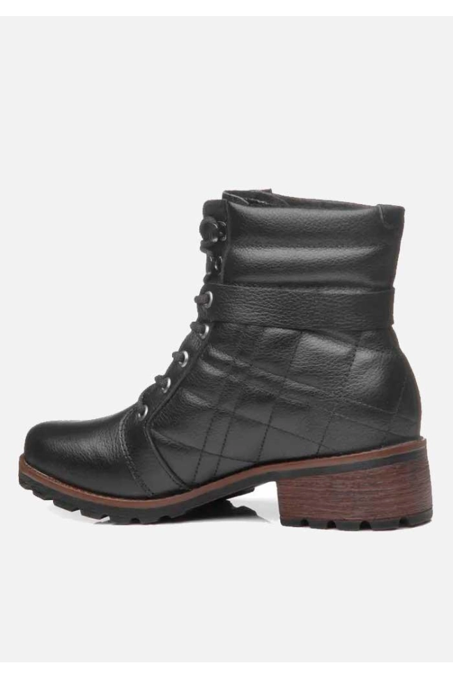 Produto Bota Feminina Forrada Pegada Coturno 