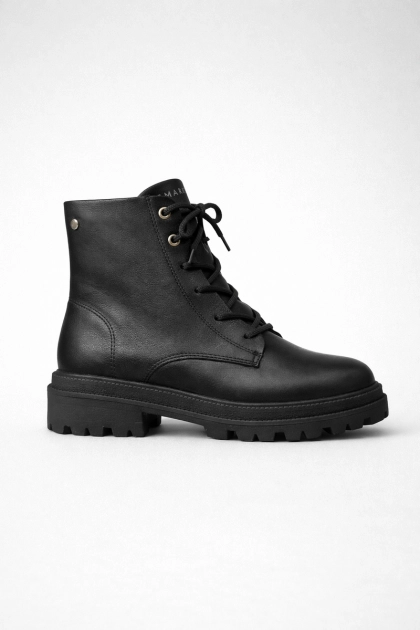 Produto - Bota Ramarim Coturno Feminino Preto