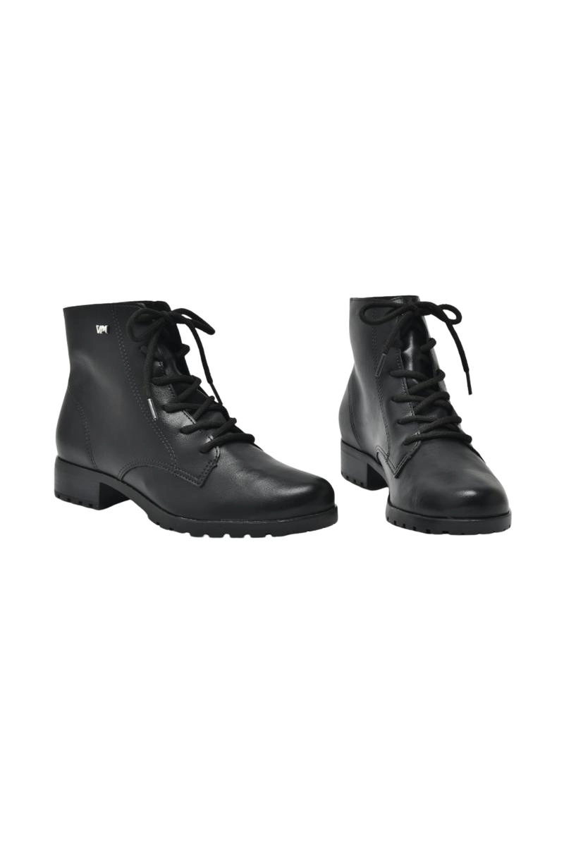 Bota Via Marte Coturno Baixo VM Metal Feminina Preta Produto Bota Via Marte Coturno Baixo VM Metal Feminina Preta
