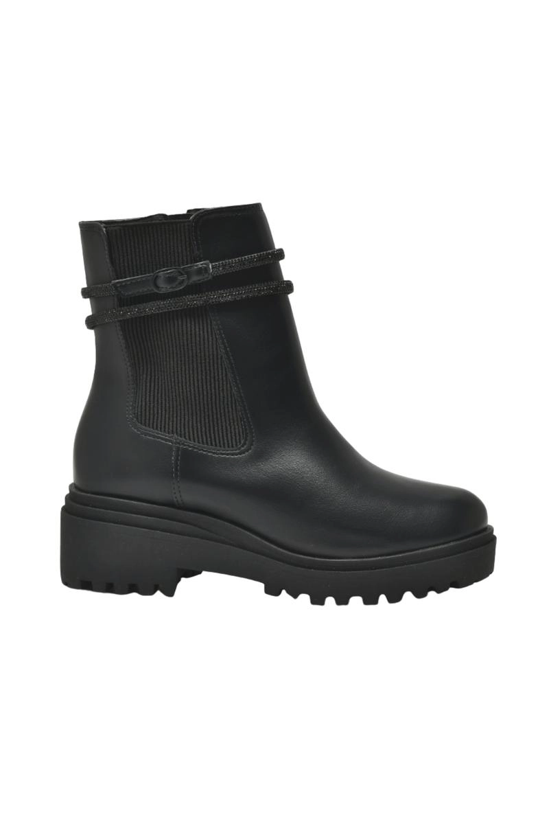 Bota Via Marte Coturno Flatform Feminino