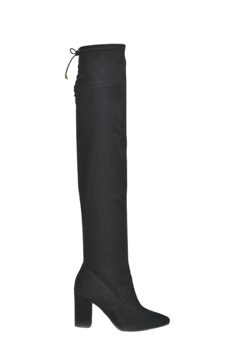 Bota Via Marte Over Suede Feminina Preta