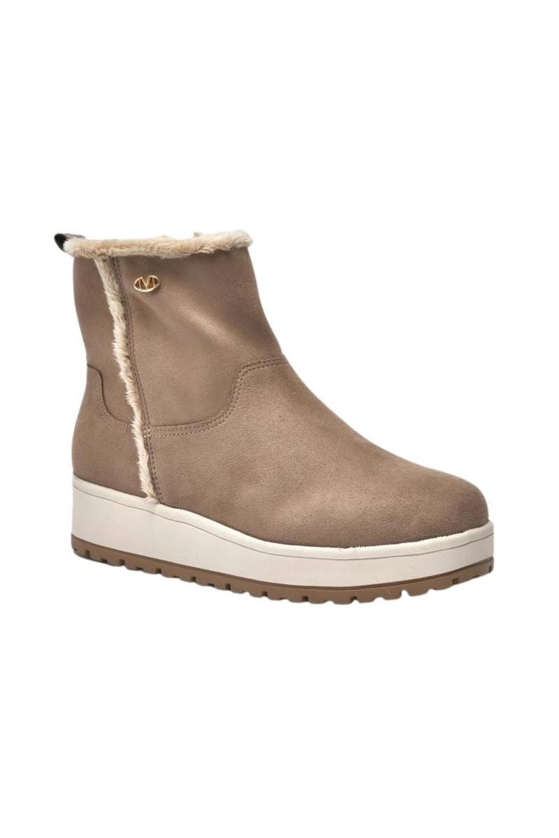 Bota Via Marte Pele Camurça Feminina