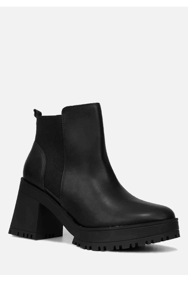 Bota Vizzano Chelsea Tratorada Salto Médio Feminina Produto Bota Vizzano Chelsea Tratorada Salto Médio Feminina
