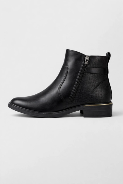 Bota Comfotflex Cano Curto Feminina Preta Produto Bota Comfotflex Cano Curto Feminina Preta