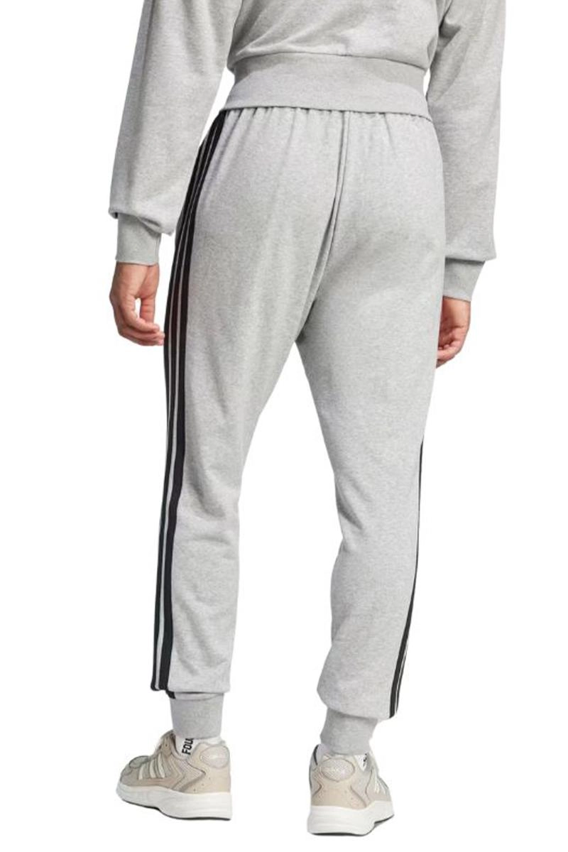 Calça Adidas Essentials French Terry 3 listras Masculino Cinza