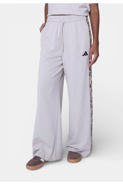 Calça Adidas Pantalona Animal Print Feminina Bege Produto Calça Adidas Pantalona Animal Print Feminina Bege