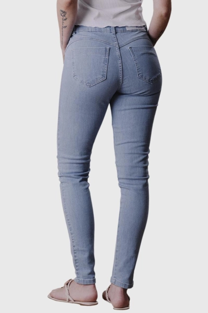Calça Biotipo Justa Skinny Feminina Azul Jeans Produto Calça Biotipo Justa Skinny Feminina Azul Jeans