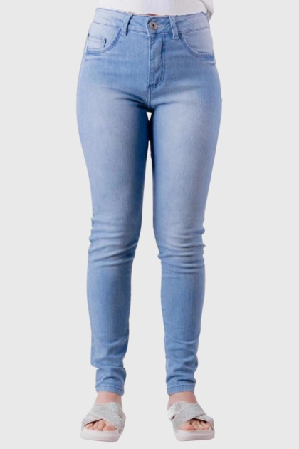 Calça Biotipo Skinny Feminina Jeans Azul Claro Produto - Calça Biotipo Skinny Feminina Jeans Azul Claro