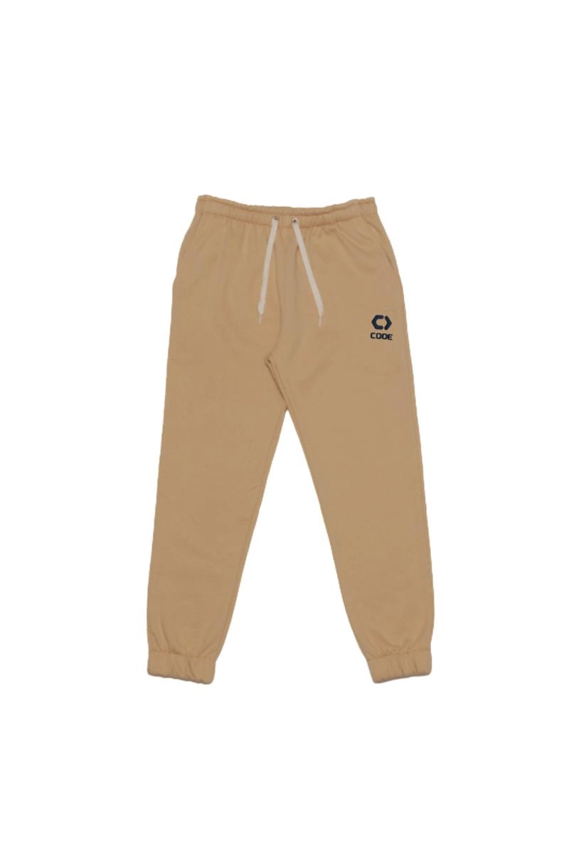Produto - Calça Code Moletom Cordão Masculina Caqui