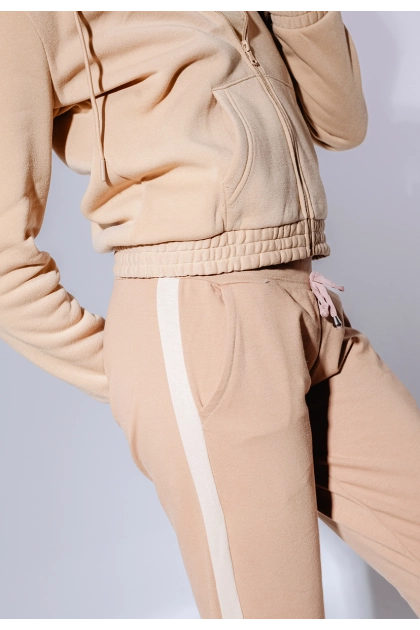 Produto Calça Feminina Moletinho Punho Listra Uoma