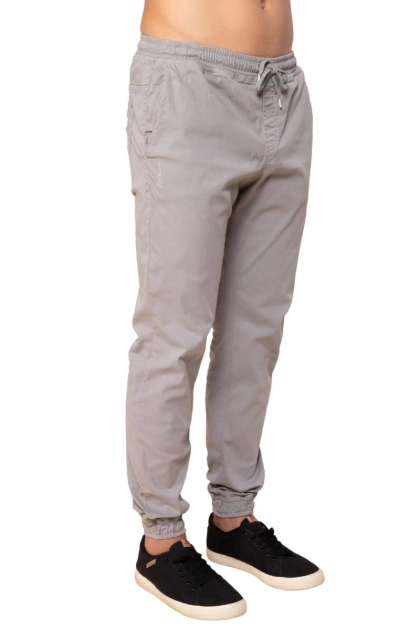 Produto - Calça FreeSurf Sarja Punho Bolso Redondo Masculino Cinza 