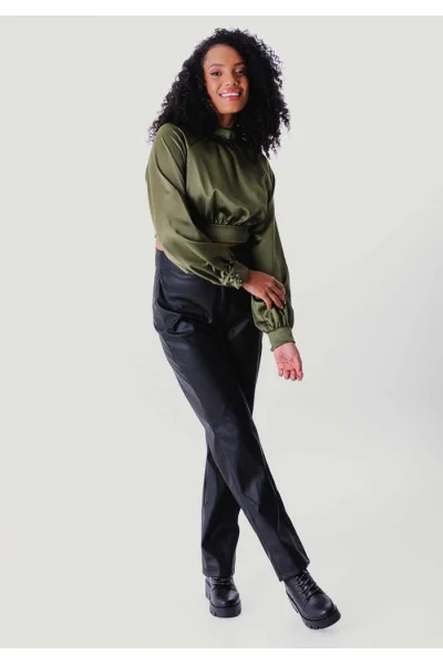 Produto Calça Gabip Feminina Couro Pu Slim Reggla