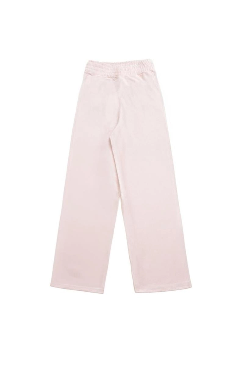 Calça Gabip Pantalona Moletinho Feminina Café com Leite