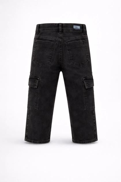 Calça Garota Lua Cargo Infantil Masculina Preta Produto Calça Garota Lua Cargo Infantil Masculina Preta