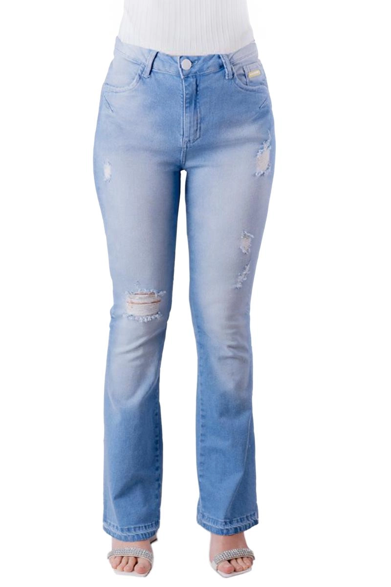 Calça Jeans Max Denim Flare Feminina