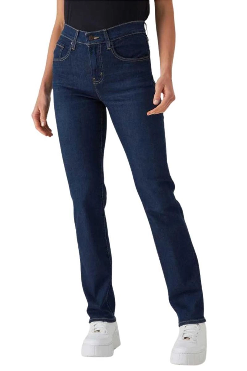 Calça Levis Jeans Boot Cut 725 Feminina Azul