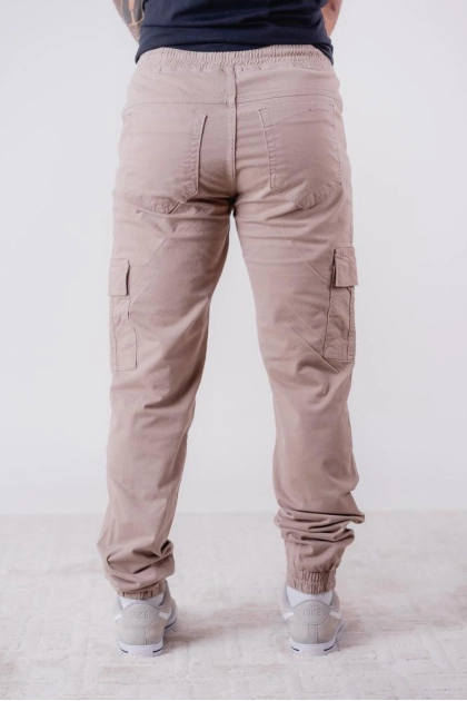 Calça Voox Jogger Cargo Masculina Caqui Produto Calça Voox Jogger Cargo Masculina Caqui