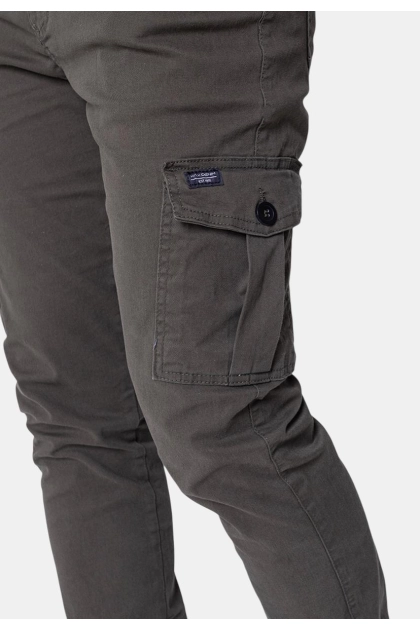 Calça Max Denim Cargo Sarja Masculina Verde Produto Calça Max Denim Cargo Sarja Masculina Verde