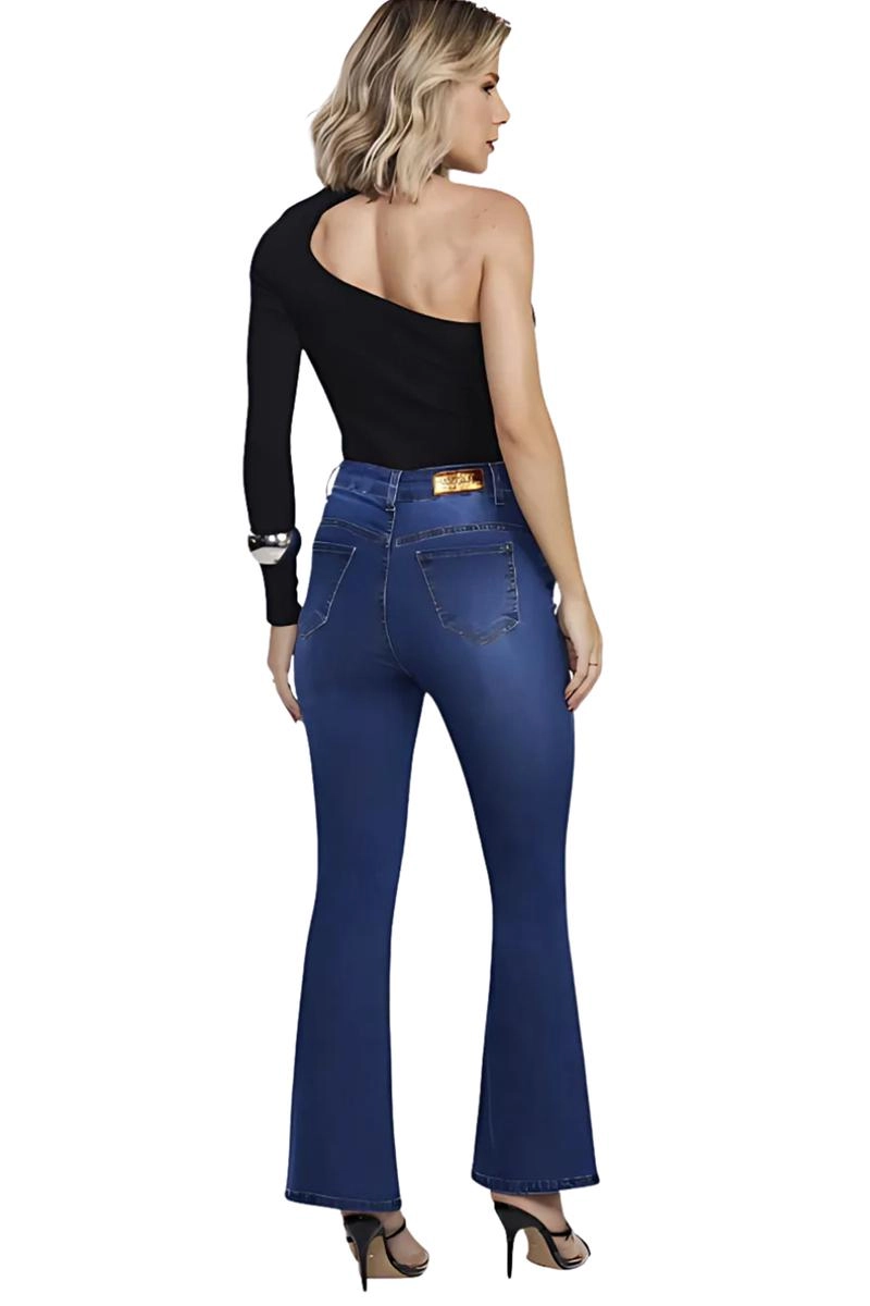 Calça Max Denim Flare Petit Feminina Jeans