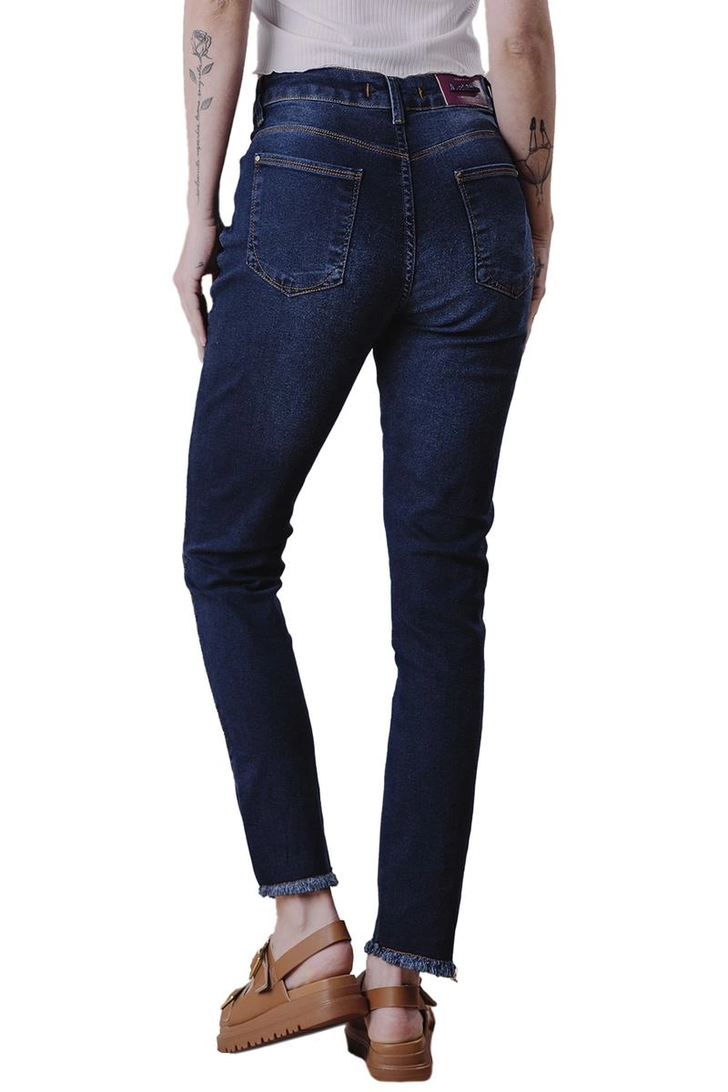 Calça Max Denim Jeans Skinny Feminina Azul Escuro Produto Calça Max Denim Jeans Skinny Feminina Azul Escuro