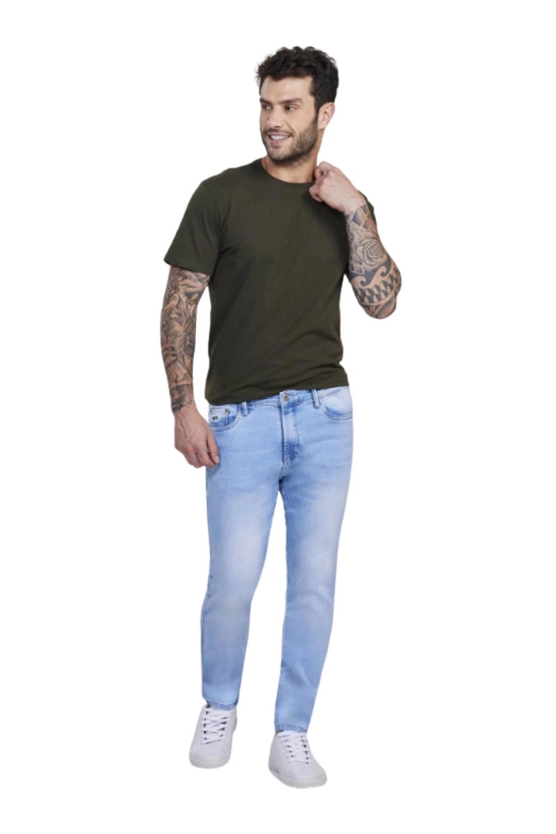 Calça Max Denim Jeans Super Skinny Masculina
