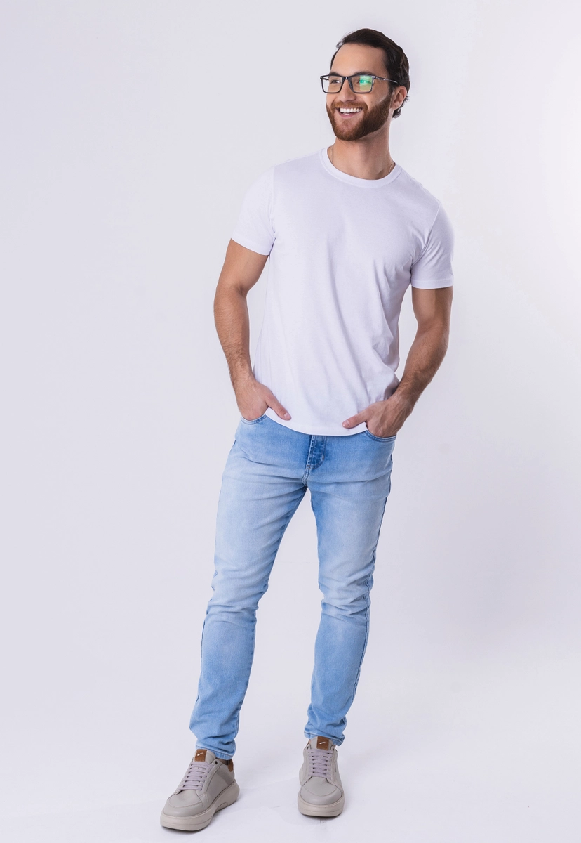 Produto - Calça Max Denim Jeans Super Skinny Masculina Jeans