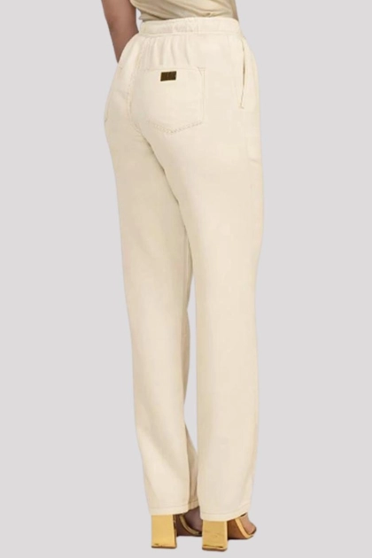 Calça Max Denim Reta Com Cordão Feminina Linho Produto Calça Max Denim Reta Com Cordão Feminina Linho