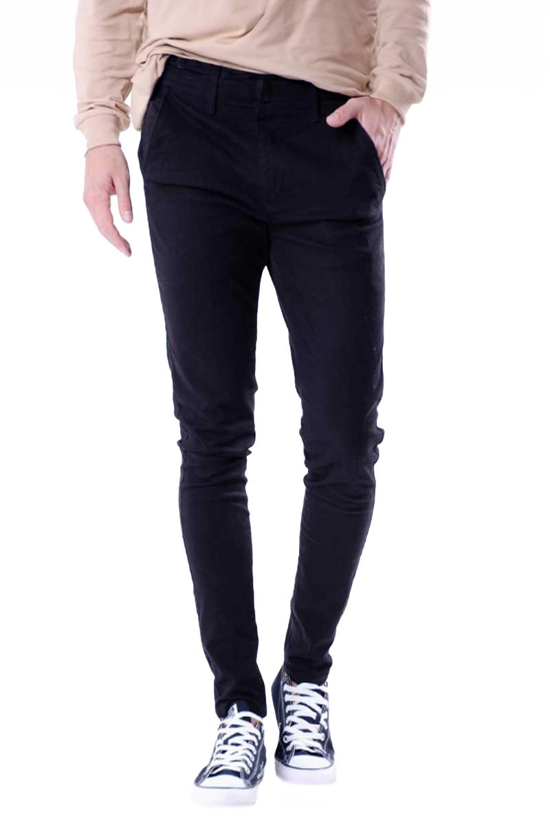 Calça Max Denim Sarja Bolso Faca Masculina