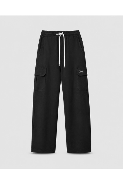 Calça Max Denim Sarja Cargo Masculina Preta Produto Calça Max Denim Sarja Cargo Masculina Preta