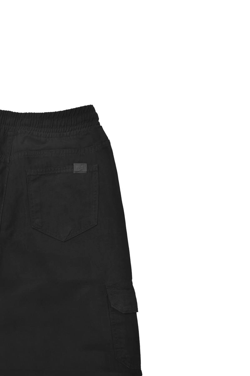 Calça Max Denim Sarja Cargo Masculina Preta Produto Calça Max Denim Sarja Cargo Masculina Preta