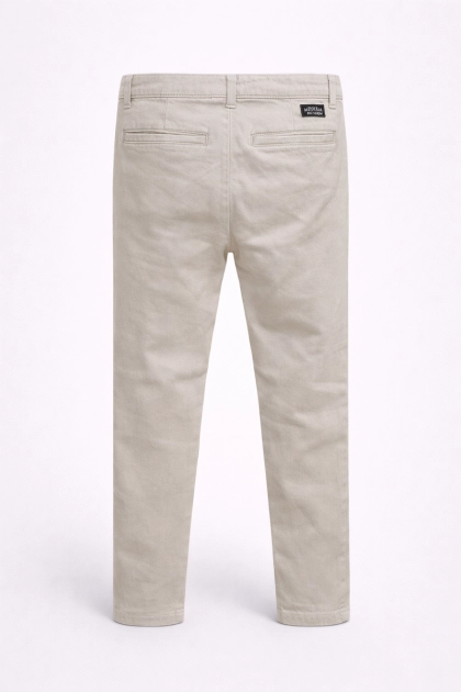 Calça Max Denim Sarja Infantil Masculina Bege Produto Calça Max Denim Sarja Infantil Masculina Bege