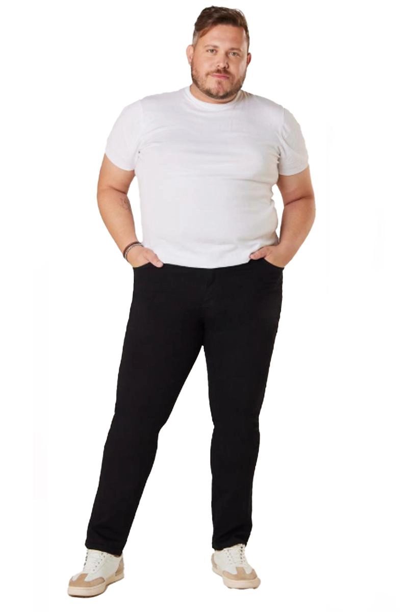 Calça Max Denim Sarja Red Plus Size Masculina