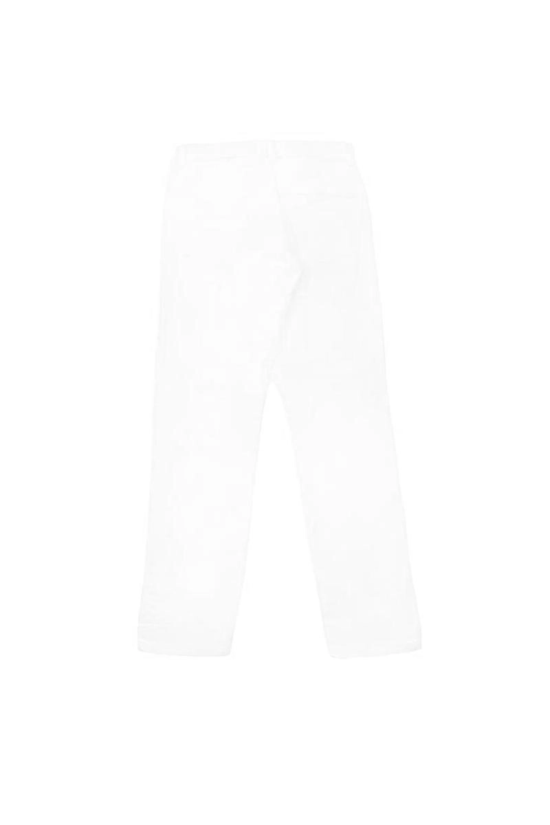Calça Max Denim Sarja Slim Masculina Branca