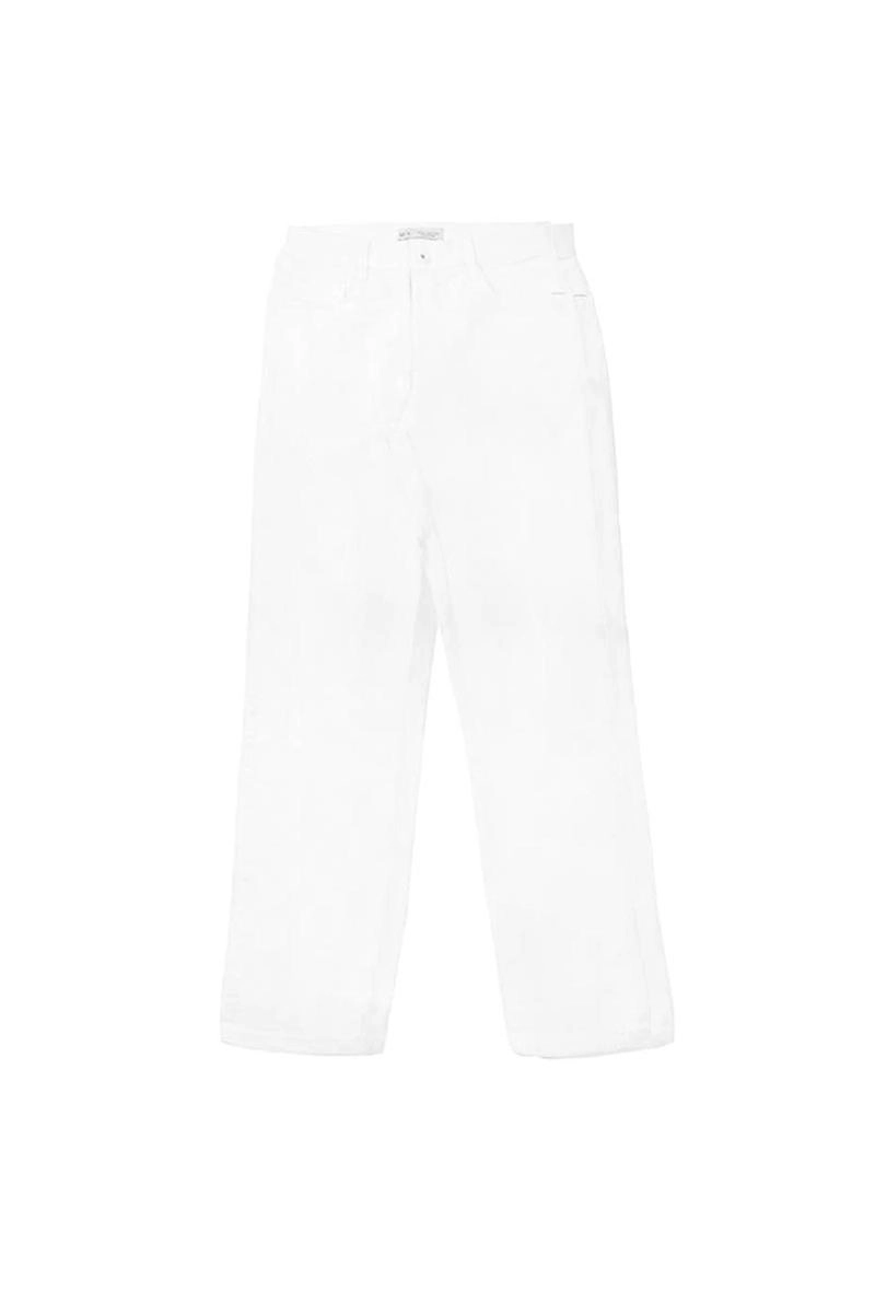 Calça Max Denim Sarja Slim Masculina Branca