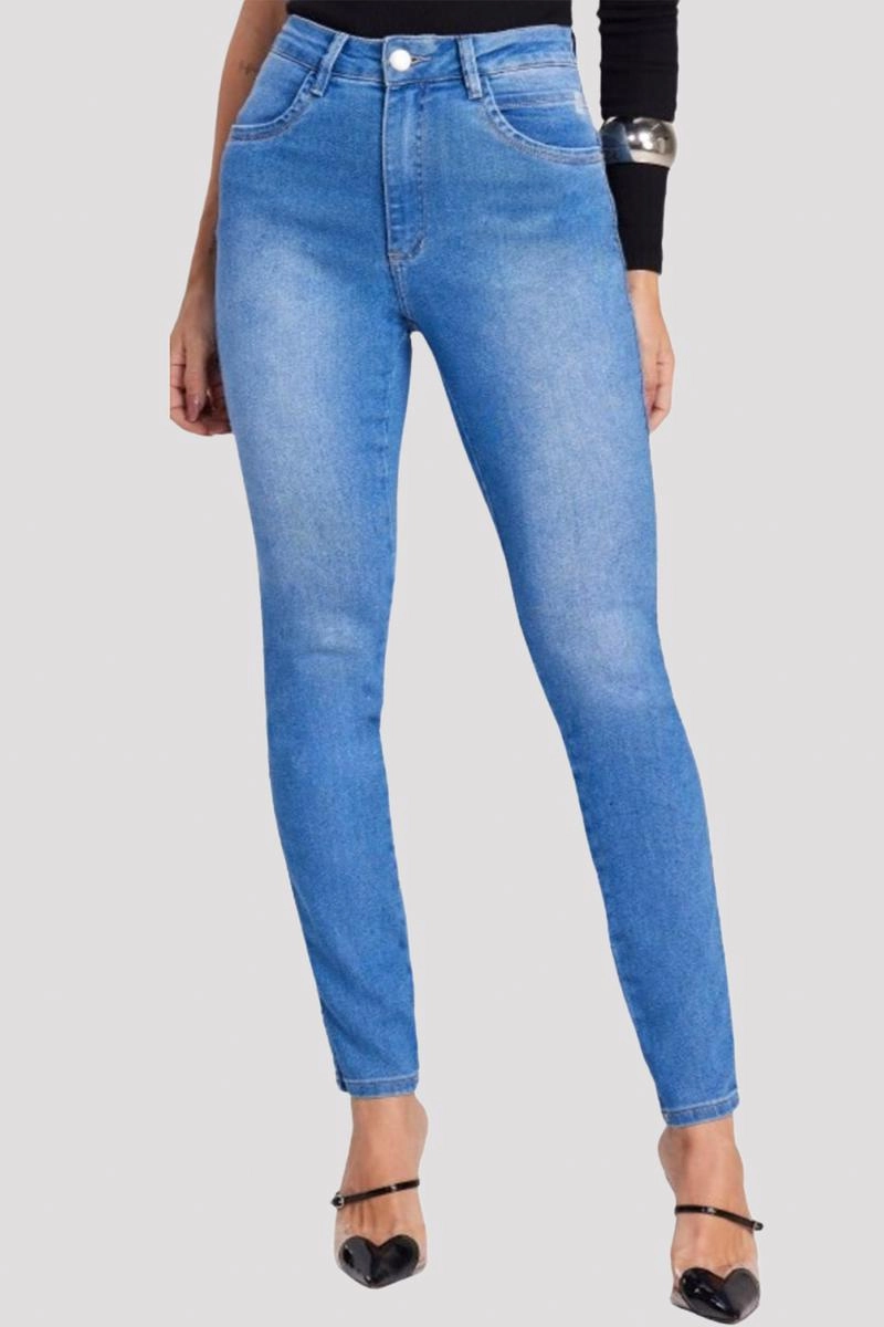 Calça Max Denim Skinny Feminina Jeans