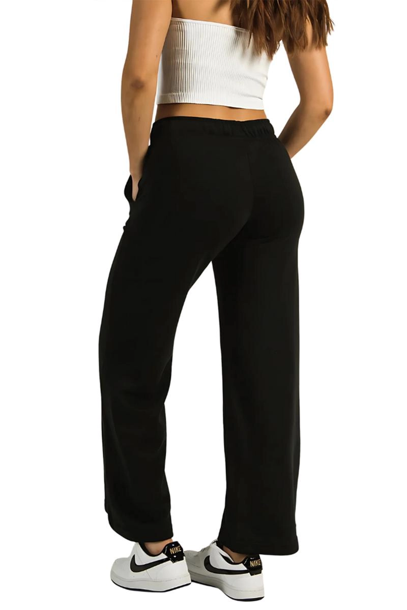 Calça Nike de Moletom Club Sportswear Feminina Preta