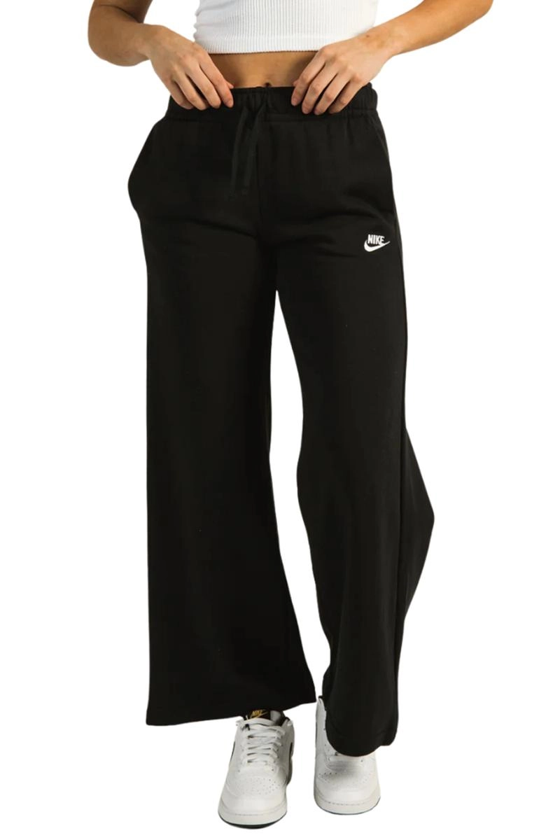 Calça Nike de Moletom Club Sportswear Feminina Preta