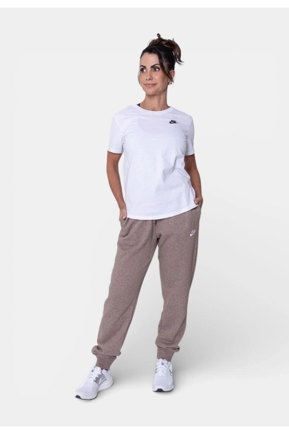 Calça Nike Moletom Sportswear Feminina Marrom Produto - Calça Nike Moletom Sportswear Feminina Marrom