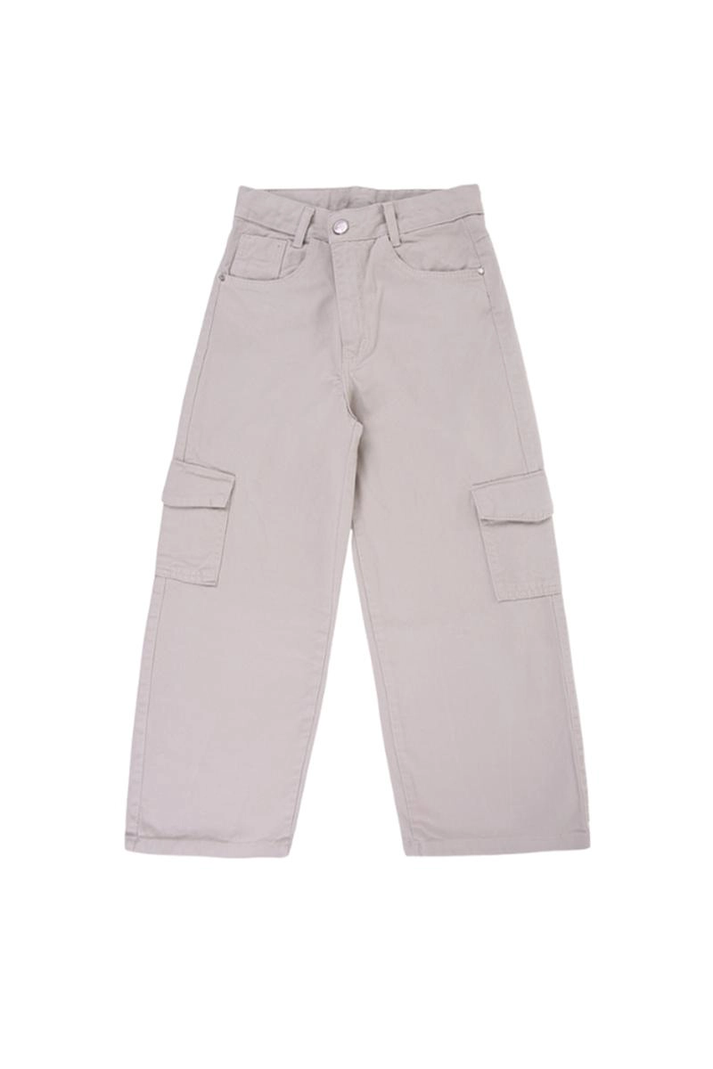 Produto - Calça Ozne's Sarja Cargo Juvenil Feminina