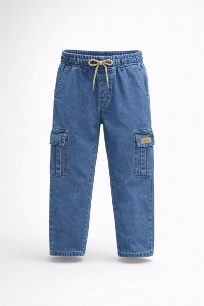 Calça Oznes Cargo Infantil Masculina Jeans Produto Calça Oznes Cargo Infantil Masculina Jeans